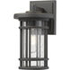 Jordan 1 Light 6.00 inch Outdoor Wall Light