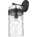 Fontaine 1 Light 6.5 inch Matte Black Wall Sconce Wall Light