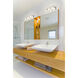 Zephyr 3 Light 23.13 inch Chrome Vanity Wall Light
