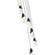 Aimie 7 Light 18 inch Matte Black Chandelier Ceiling Light