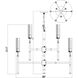 Esme 9 Light 38 inch Brushed Nickel Chandelier Ceiling Light