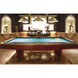 Cordon 3 Light 58 inch Rubbed Brass Billiard Ceiling Light in Rubbed Brass Metal