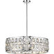 Dealey 8 Light 30.25 inch Chrome Chandelier Ceiling Light