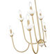 Allistair 8 Light 36 inch Modern Gold Chandelier Ceiling Light