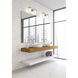 Grayson 2 Light 16 inch Chrome Vanity Wall Light