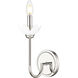 Allistair Wall Sconce Wall Light in Polished Nickel