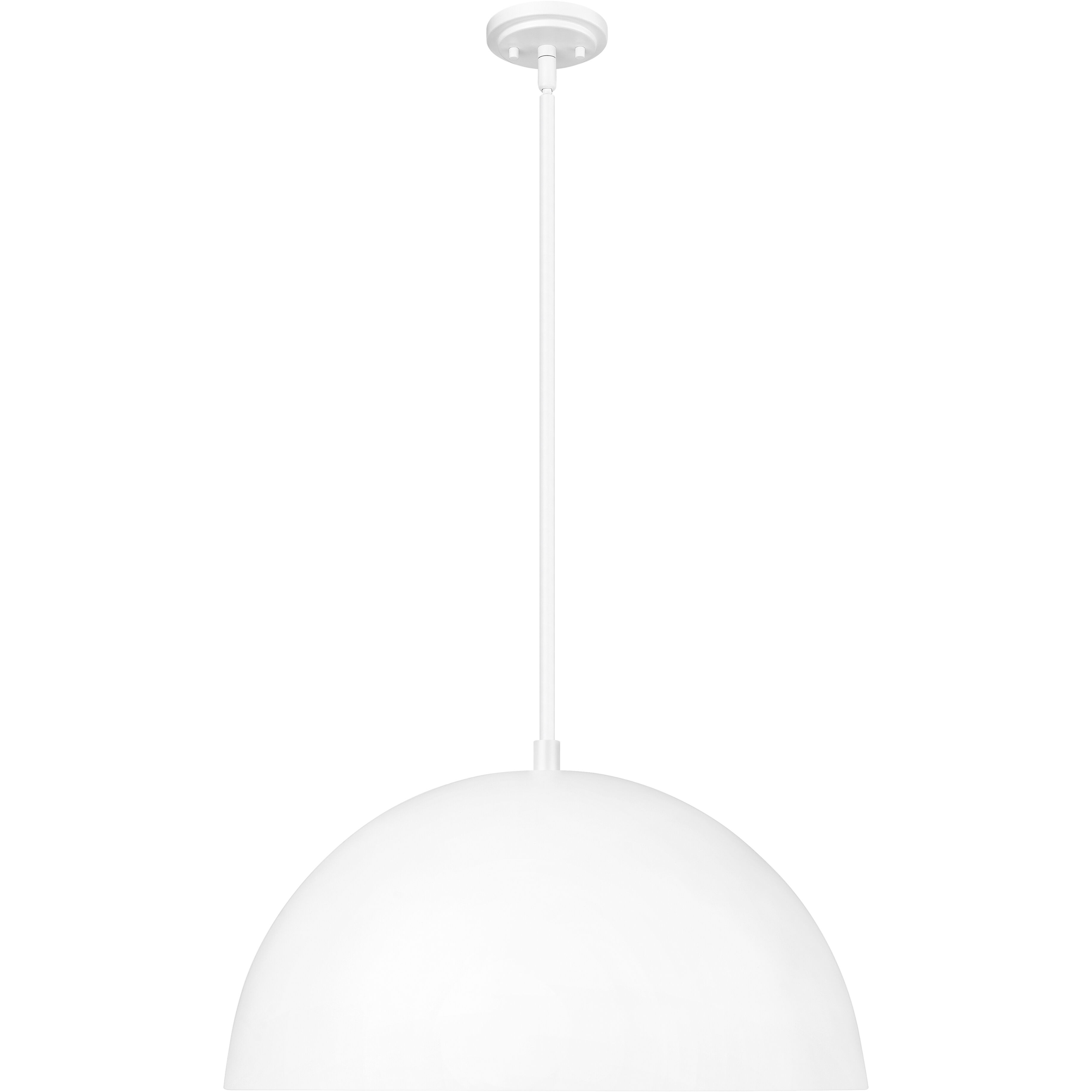 Vega Pendant Ceiling Light in Matte White