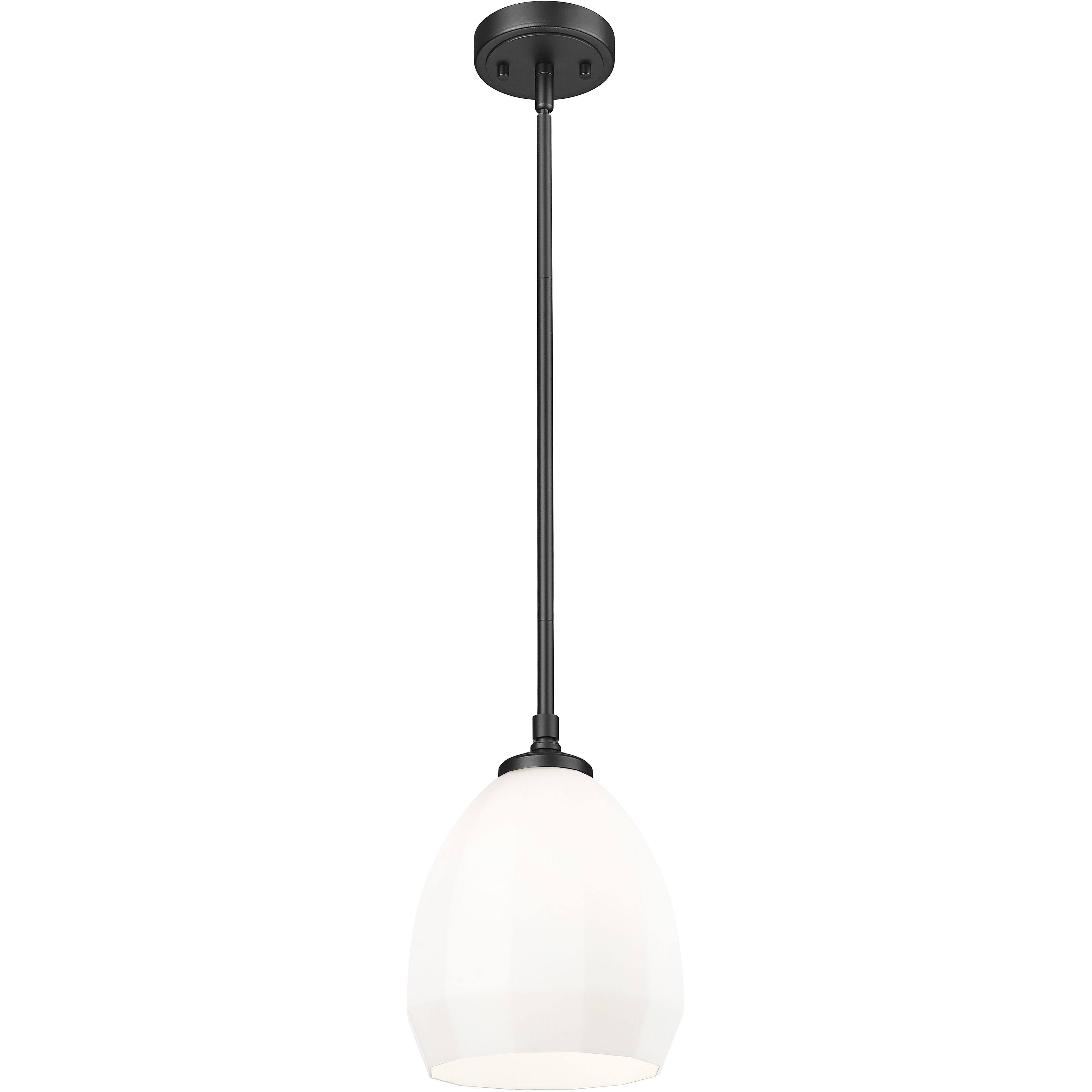 Oren 1 Light 8 inch Matte Black Pendant Ceiling Light