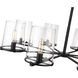 Callista 8 Light 44 inch Matte Black Chandelier Ceiling Light