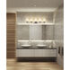 Grayson 5 Light 40 inch Brushed Nickel Vanity Wall Light