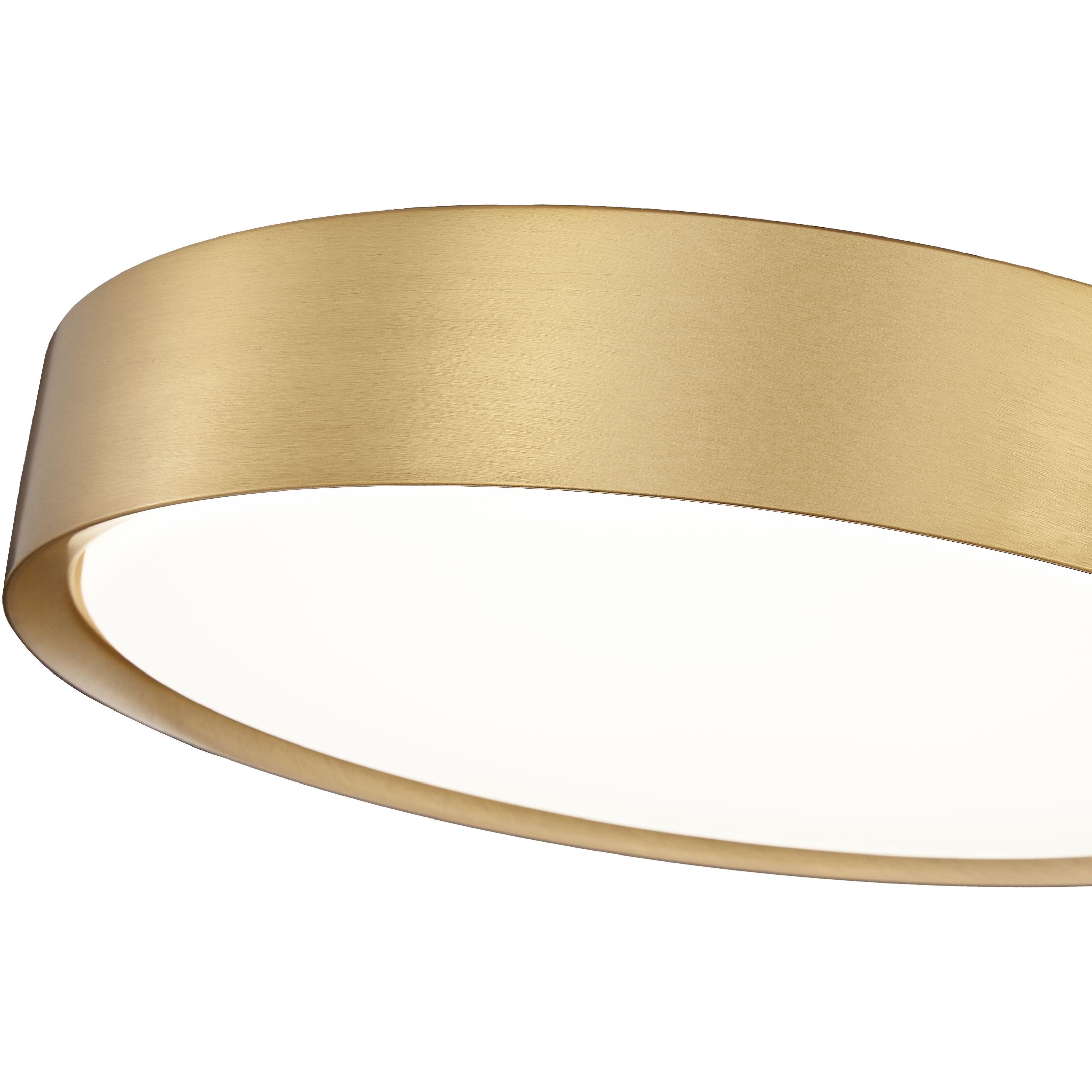 Kawan LED 16 inch Modern Gold Flush Mount Ceiling Light