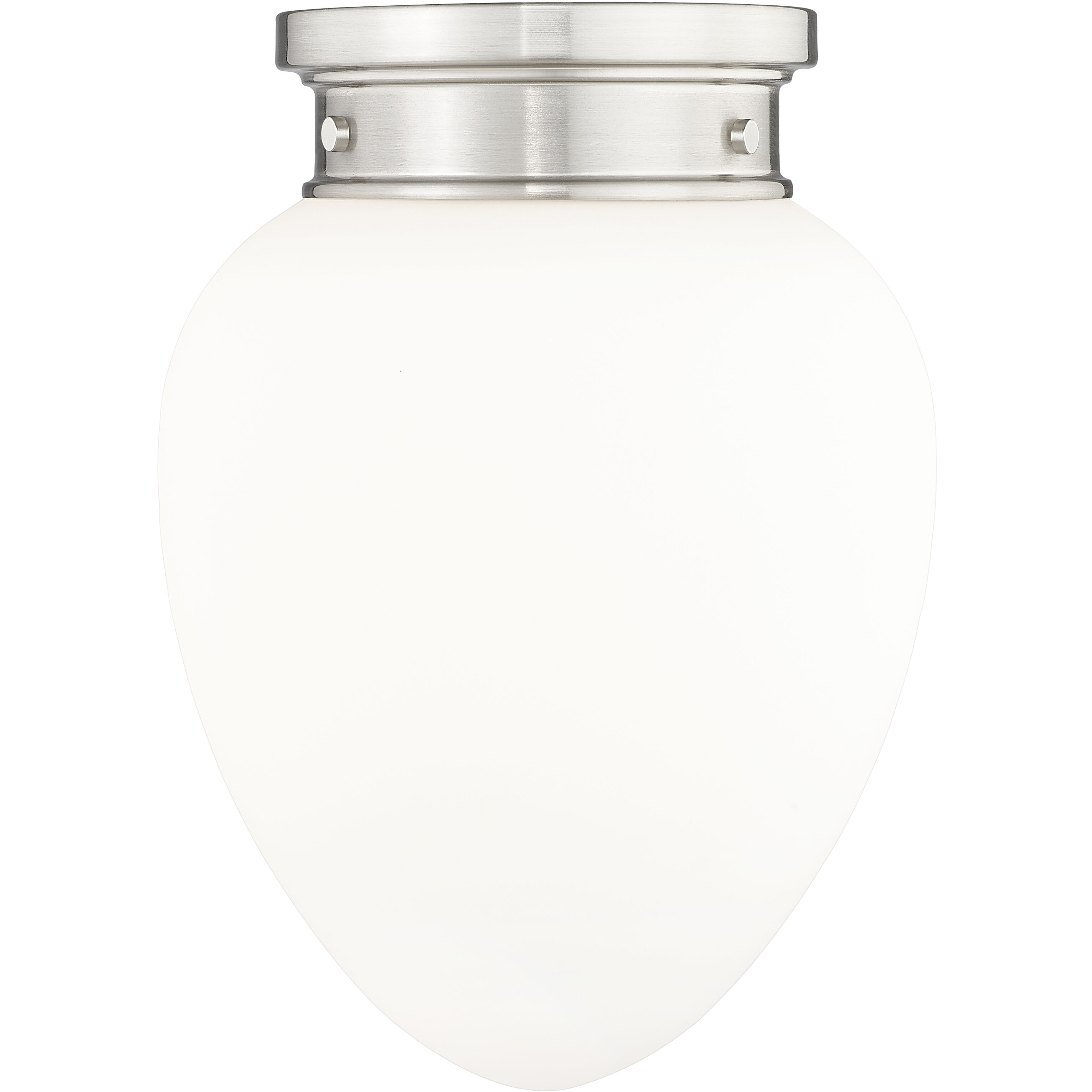 Gideon 1 Light 10 inch Brushed Nickel Flush Mount Ceiling Light