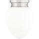 Gideon 1 Light 10 inch Brushed Nickel Flush Mount Ceiling Light