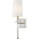 Sophia 1 Light 5.5 inch Brushed Nickel Wall Sconce Wall Light