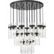 Fontaine 27 Light 39.5 inch Matte Black Chandelier Ceiling Light