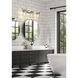 Archer 3 Light 25 inch Polished Nickel Vanity Wall Light