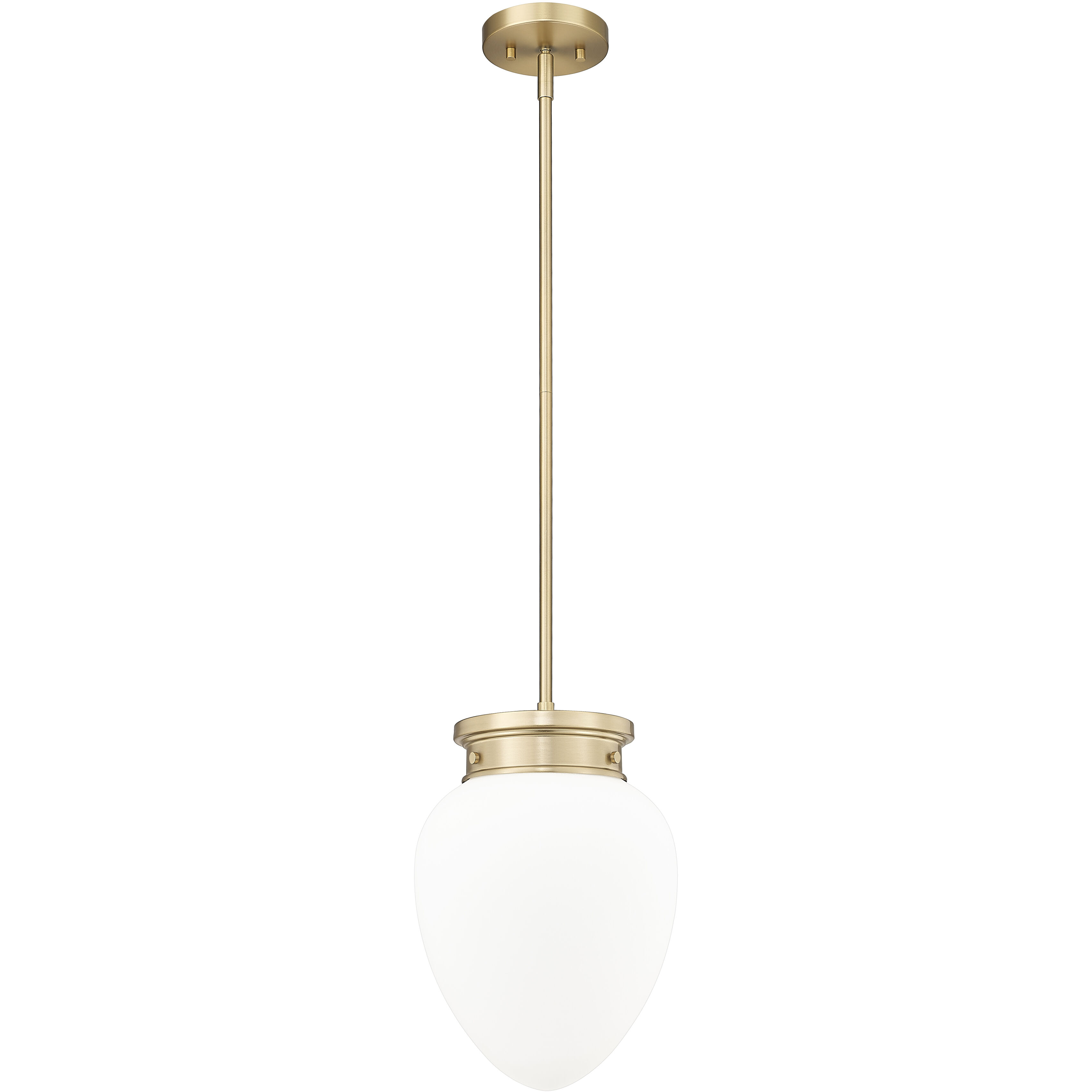 Gideon 1 Light 10 inch Modern Gold Pendant Ceiling Light