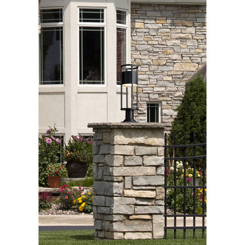 Luca LED 23.75 inch Black Outdoor Pier Mounted Fixture