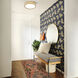 Stari LED 12.75 inch Modern Gold Flush Mount Ceiling Light