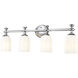 Orion 4 Light 31.25 inch Chrome Bath Vanity Light Wall Light