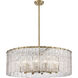 Glacier 12 Light 32.5 inch Modern Gold Chandelier Ceiling Light