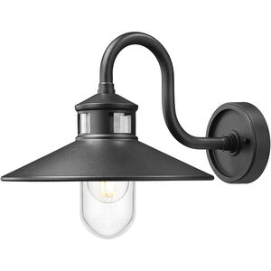 RLM 1 Light 11.75 inch Sand Black Outdoor Wall Light