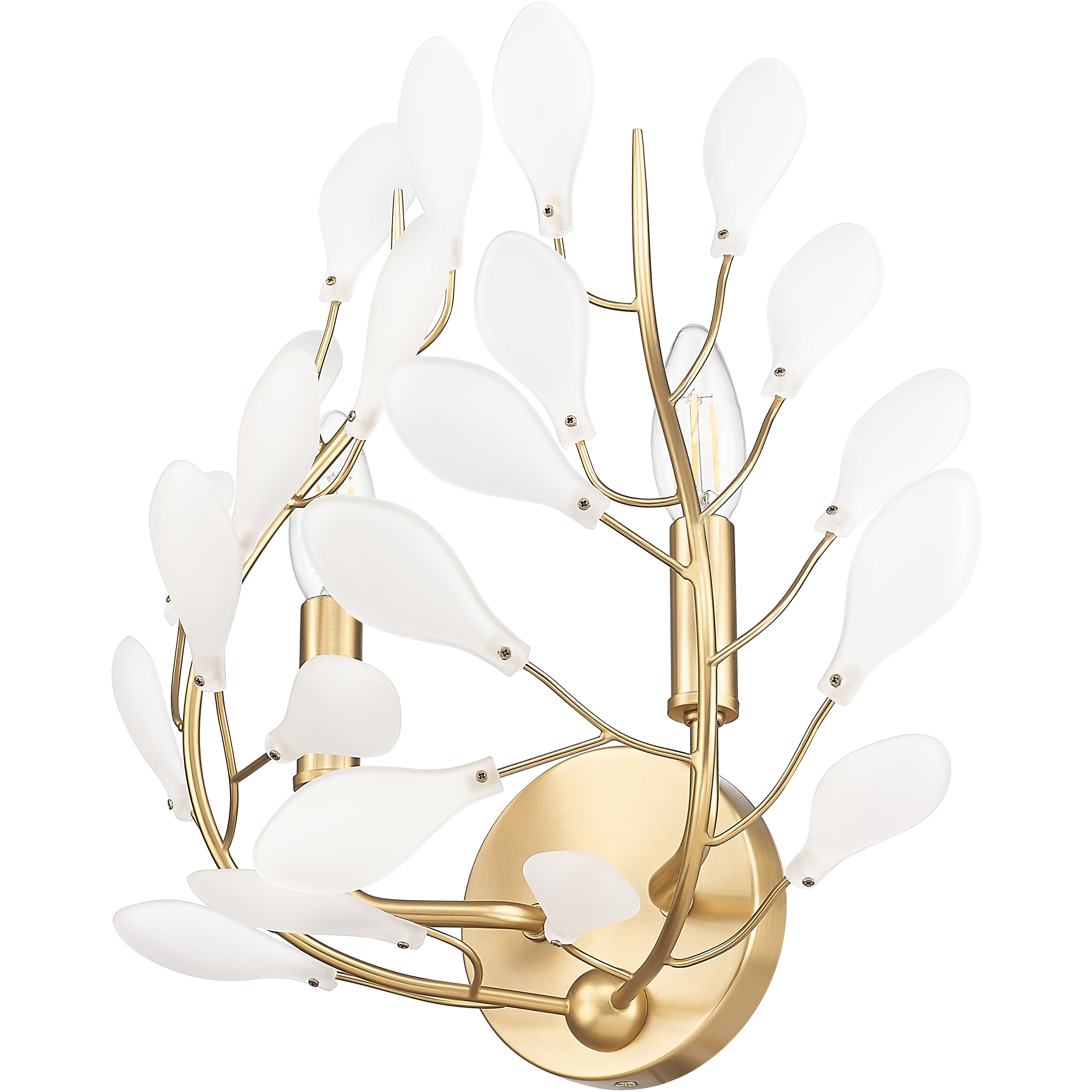 Claudine Wall Sconce Wall Light in Modern Gold