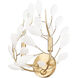 Claudine Wall Sconce Wall Light in Modern Gold