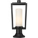 Sheridan 1 Light 19.5 inch Black Outdoor Pier Mounted Fixture