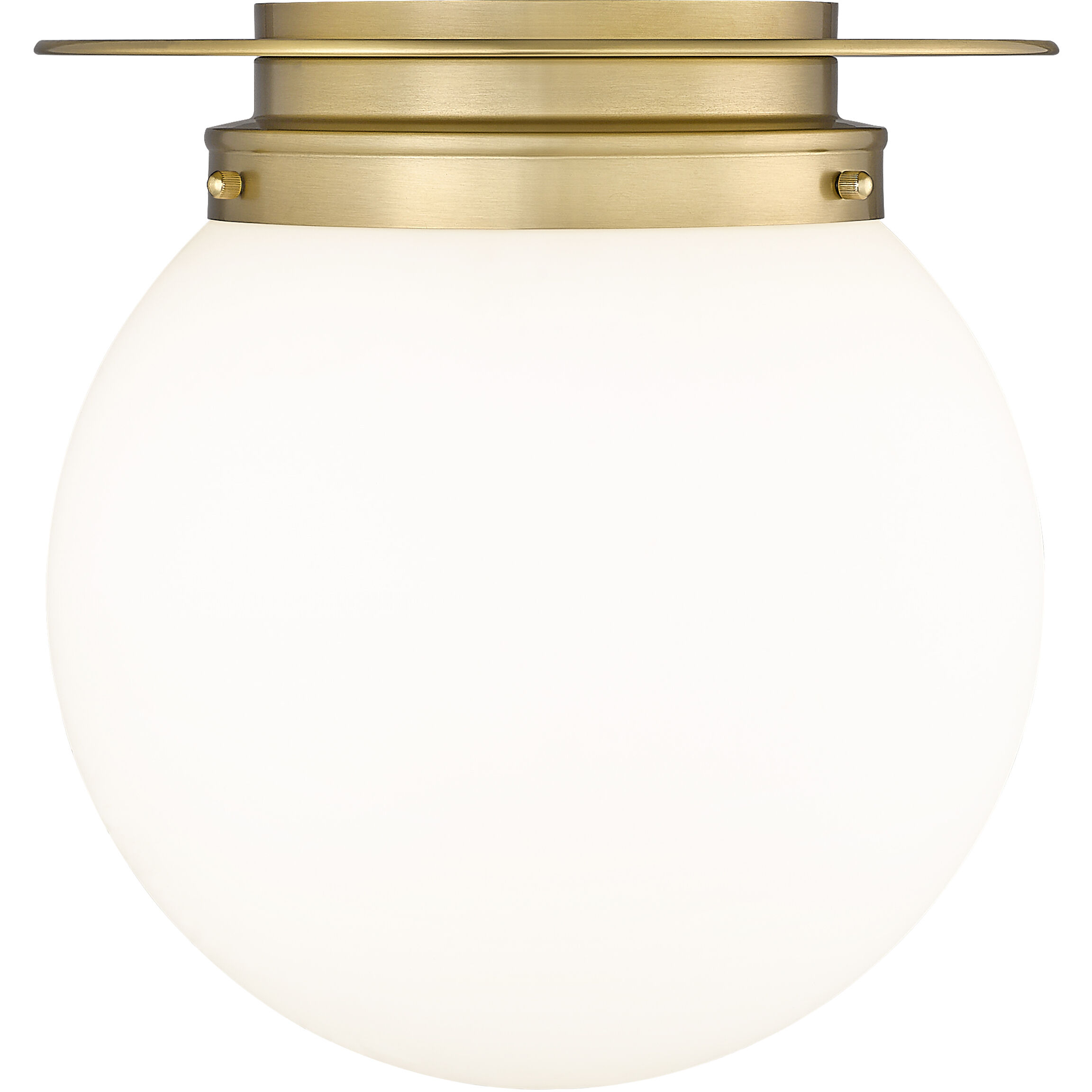 Calhoun 1 Light 13 inch Heritage Brass Flush Mount Ceiling Light