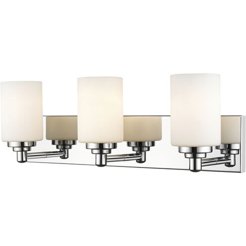 Soledad 3 Light 23 inch Chrome Vanity Wall Light