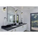 Jackson 1 Light 4.75 inch Chrome and Matte Black Wall Sconce Wall Light