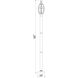 Westover 2 Light 92 inch Black Outdoor Post Mounted Fixture