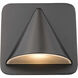 Obelisk LED 6.25 inch Outdoor Rubbed Bronze Outdoor Wall Light