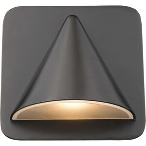 Obelisk LED 6.25 inch Outdoor Rubbed Bronze Outdoor Wall Light