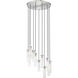 Beau 11 Light 24 inch Brushed Nickel Chandelier Ceiling Light