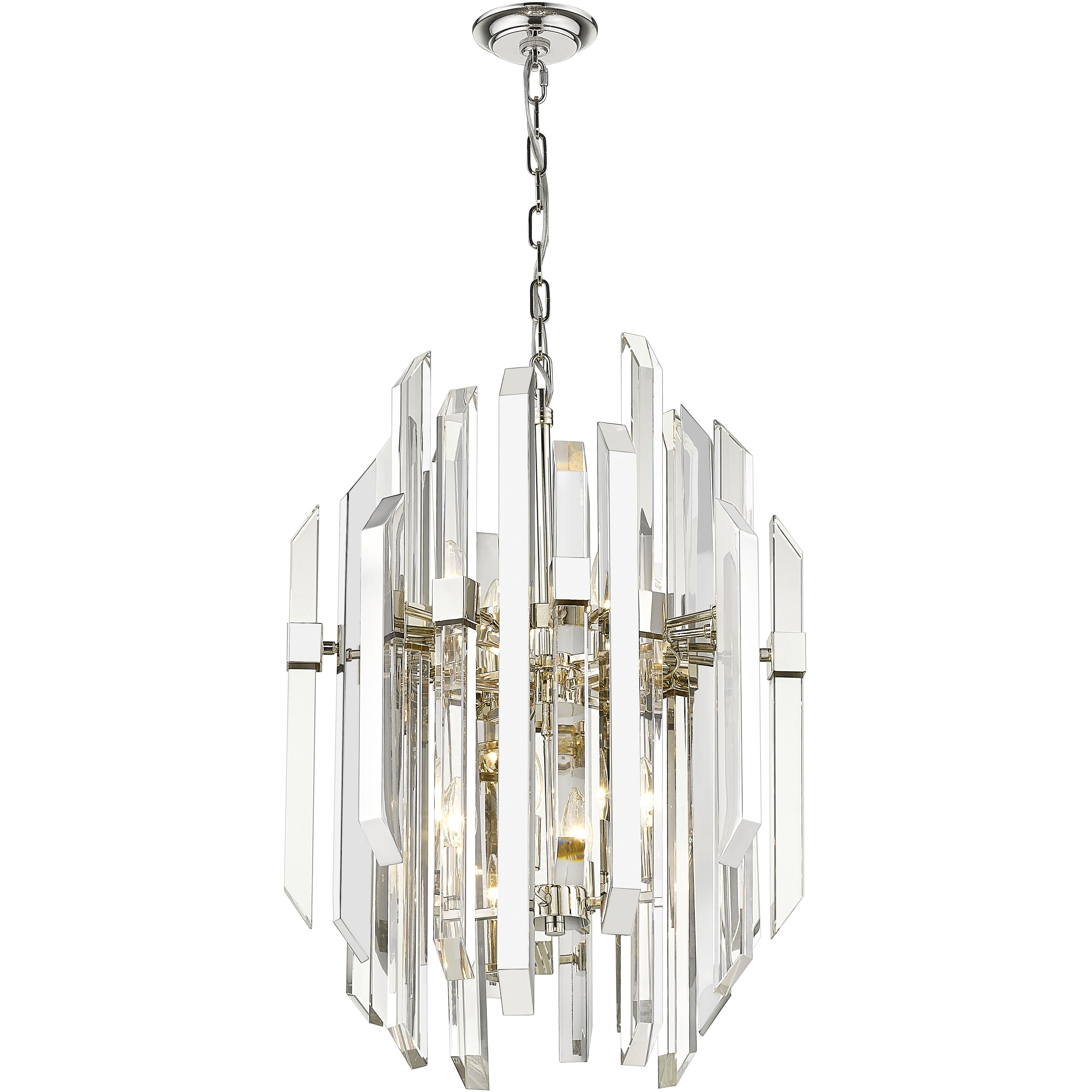 Bova 9 Light 20 inch Polished Nickel Chandelier Ceiling Light