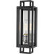 Titania 1 Light 4.75 inch Black and Brushed Nickel Wall Sconce Wall Light
