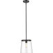 Callista 1 Light 10 inch Matte Black Pendant Ceiling Light