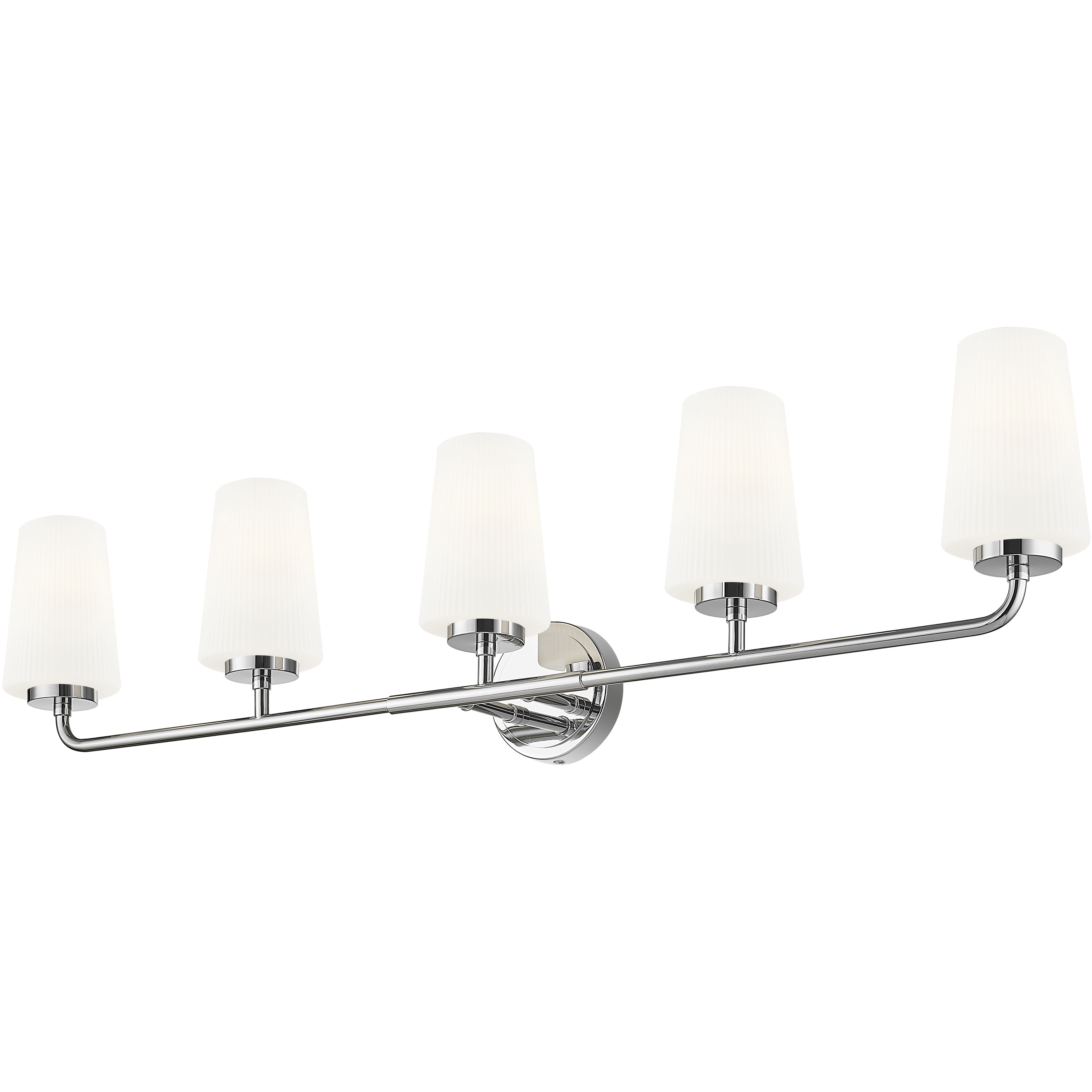 Montford 5 Light 40 inch Chrome Bath Vanity Light Wall Light