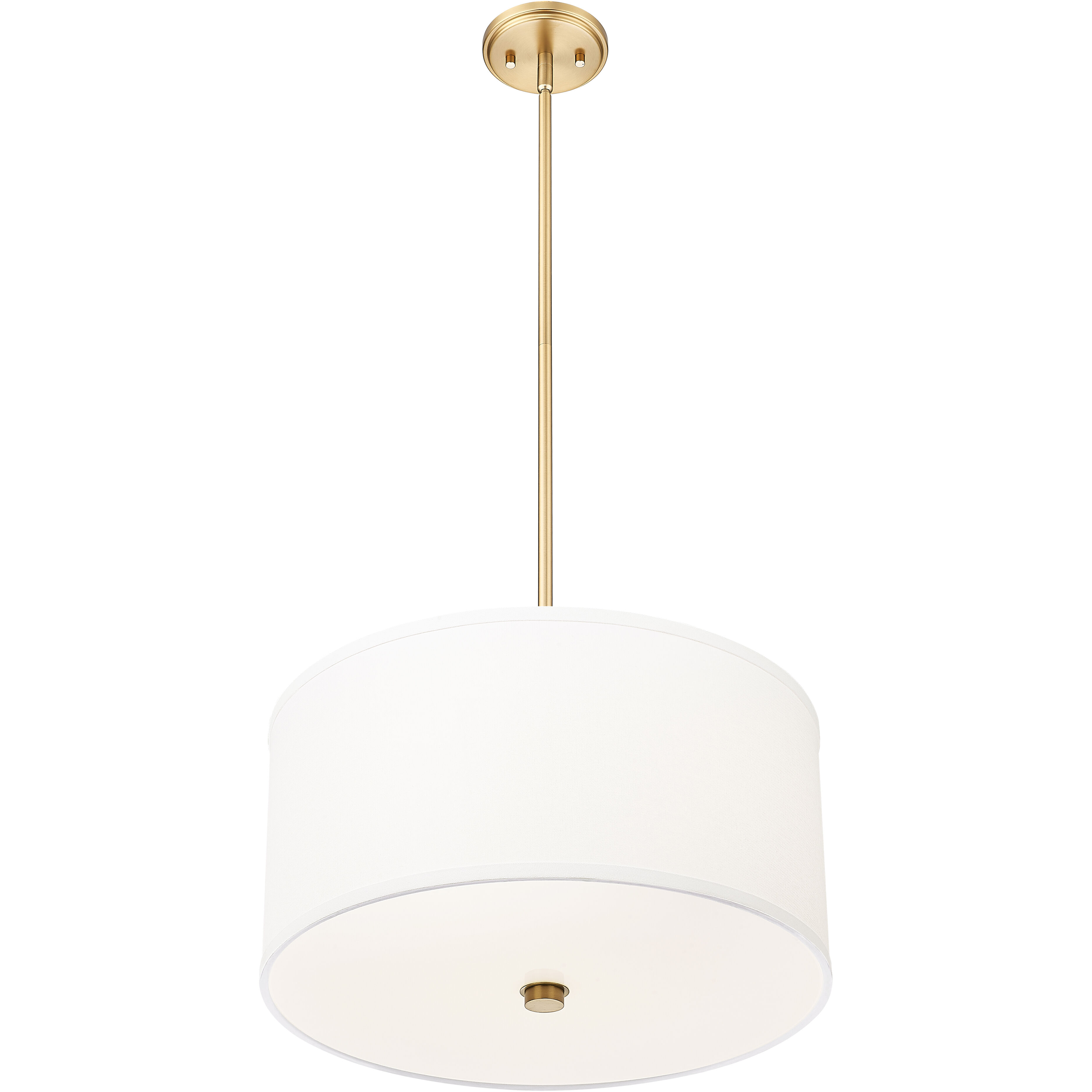 Linden LED 18 inch Modern Gold Pendant Ceiling Light