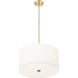 Linden LED 18 inch Modern Gold Pendant Ceiling Light