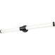 Warwick LED 40.25 inch Matte Black Bath Vanity Wall Light