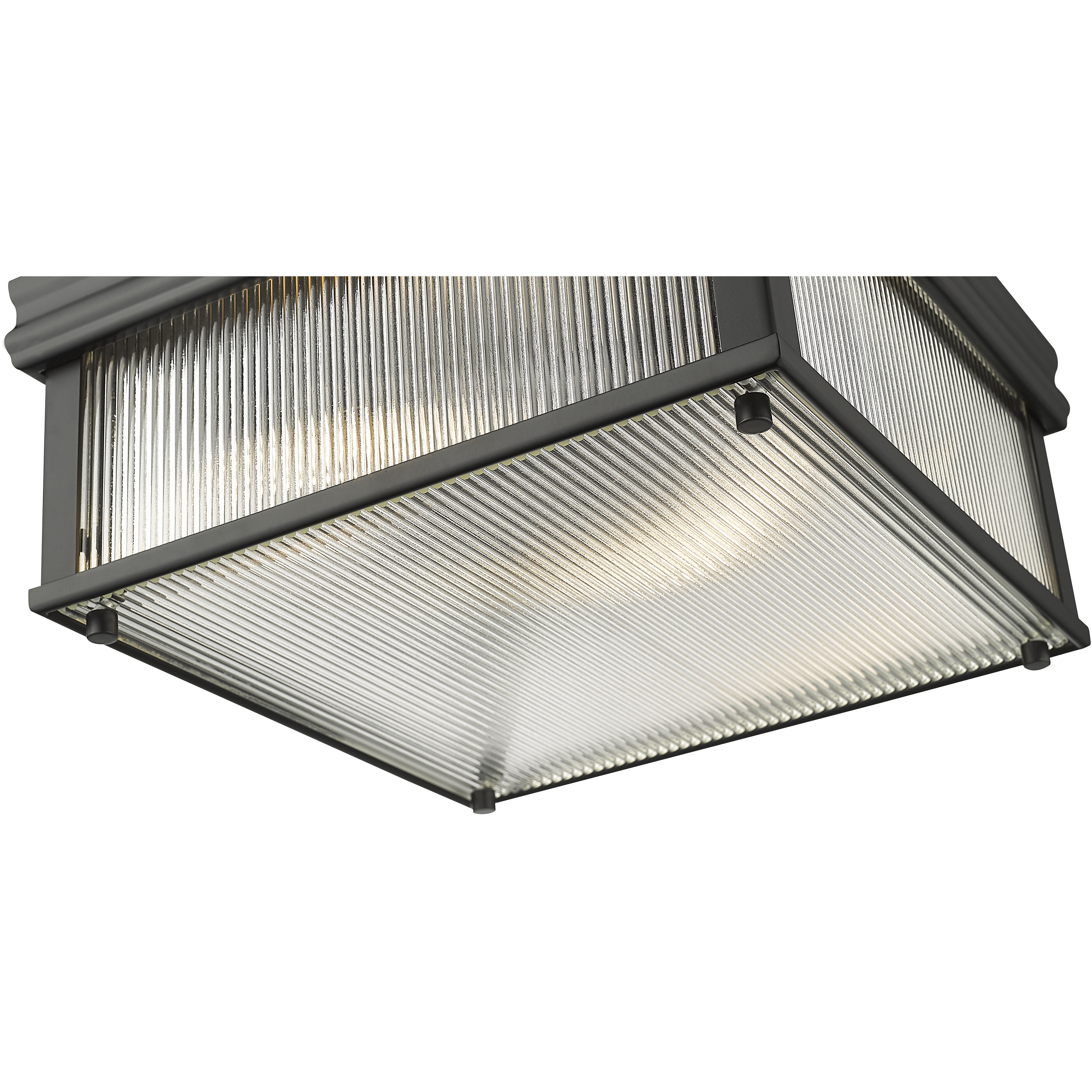 Carnaby 2 Light 13 inch Matte Black Flush Mount Ceiling Light