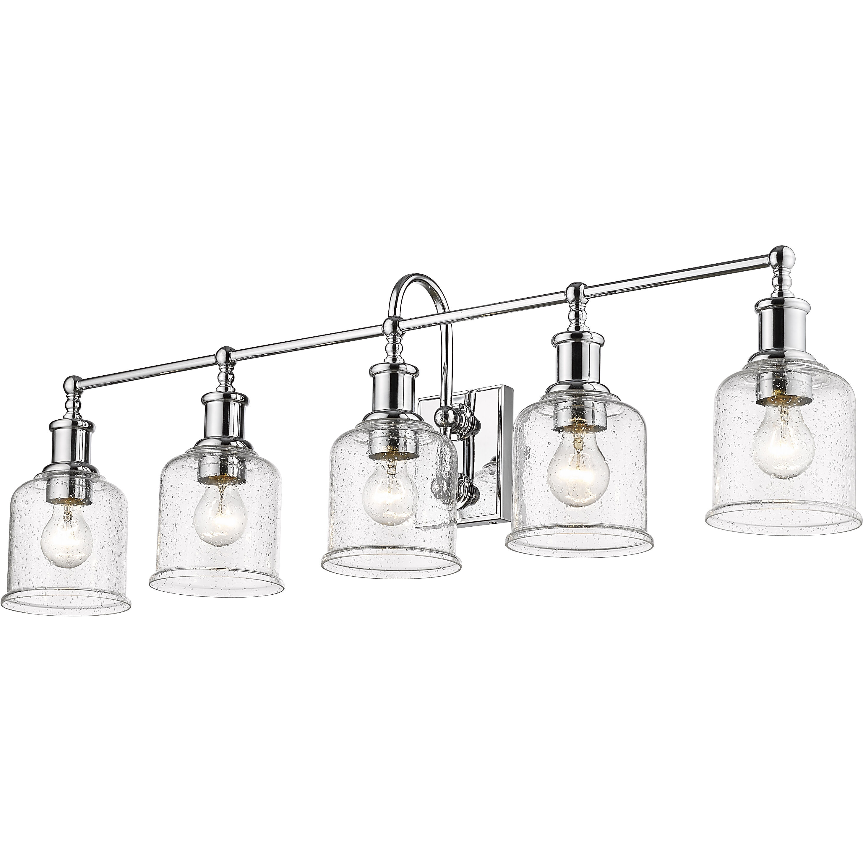 Bryant 5 Light 40.5 inch Chrome Vanity Wall Light
