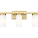 Danica 3 Light 20.5 inch Modern Gold Bath Vanity Light Wall Light