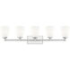 Oren 5 Light 38 inch Brushed Nickel Bath Vanity Light Wall Light