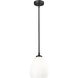 Oren 1 Light 8 inch Matte Black Pendant Ceiling Light