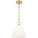 Alaric 1 Light 10 inch Modern Gold Pendant Ceiling Light
