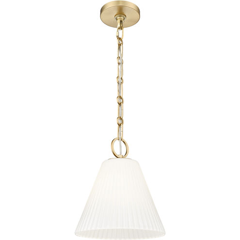 Alaric 1 Light 10 inch Modern Gold Pendant Ceiling Light